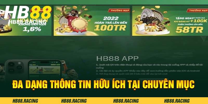 Nhiều thông tin hữu ích có tại chuyên mục